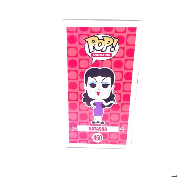 Funko Pop Natasha 450 Rocky & Bullwinkle Vinyl Figure Animation New w/ Protector - Picture 5 of 11